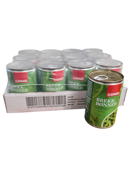 Brekkb&oslash;nner Eldorado 425g*12st./ Hele Eske/ Dato 20.10.25