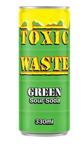 Hovedbilde TOXIC WASTE GREEN SODA 330ml.
