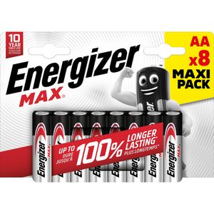 Hovedbilde Batteri Max AA Energizer 8pk.