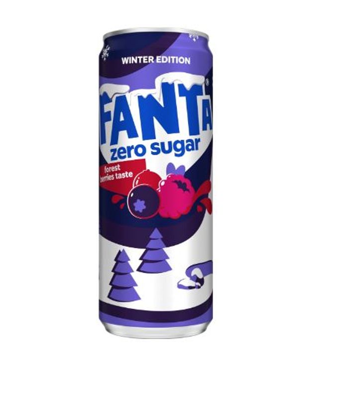 Fanta Zero Forest Berries 330.
