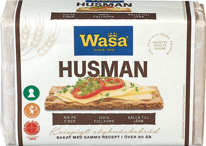 Wasa Husman Knekkebrød 260g.