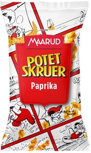 Hovedbilde Maarud Potet Skruer Paprika 85g.