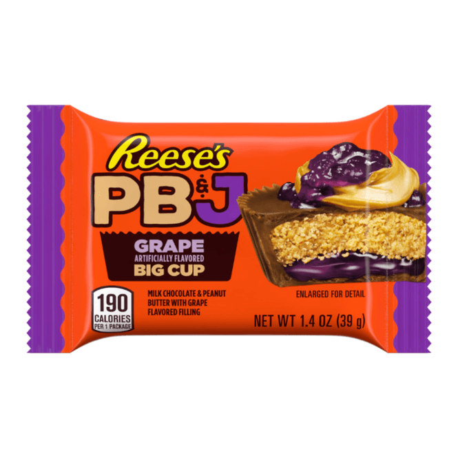Hovedbilde Reese's PB&J Grape Big Cup 1.4oz /40g./ Dato