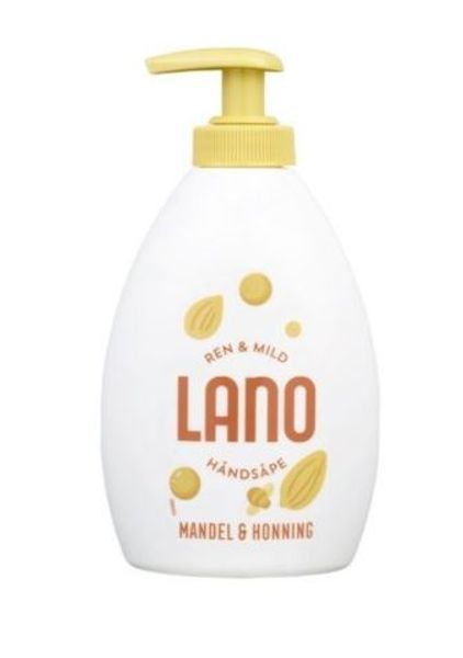 Lano Håndsåpe Mandel& Honning 300ml.