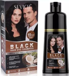 Hovedbilde Sevich 100% Natural Black Hair Dye Shampoo ...