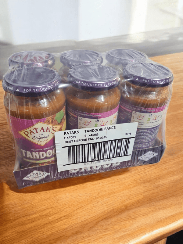 Patak's Tandoori 450g*6st. Hele Eske