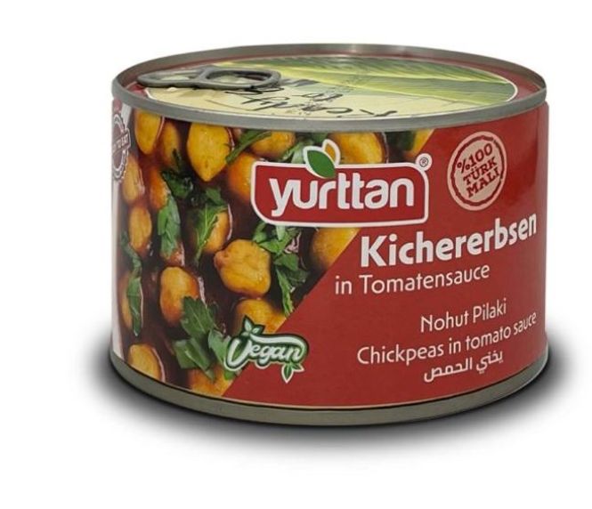 Hovedbilde  Yurttan Kikerter i Tomatsaus 400g.
