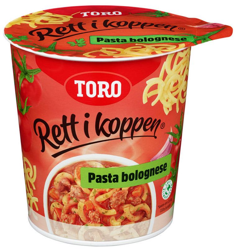 Pasta Bolognese Rett i koppen Toro 60g.