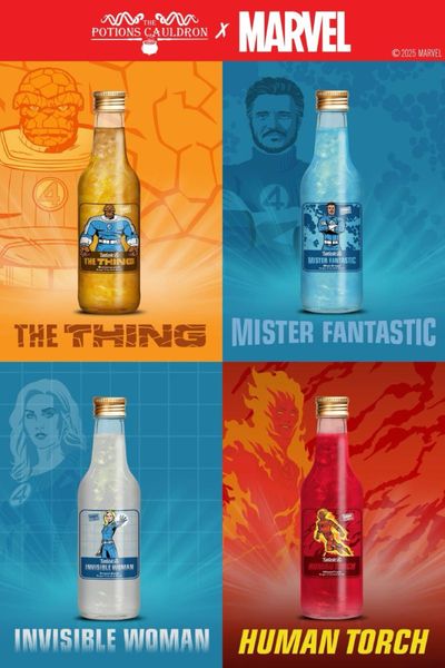 Marvel Fantastic Four - Human Torch Mixed Fruit Soda 330ml.