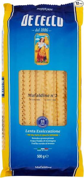 De Cecco mafaldine (Bølget Båndpasta) 500 g.