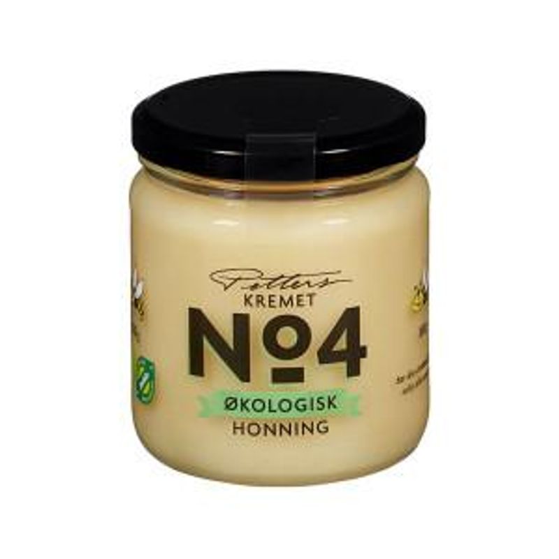 Honning-No-4-Kremet-Økologisk Petters 350g.
