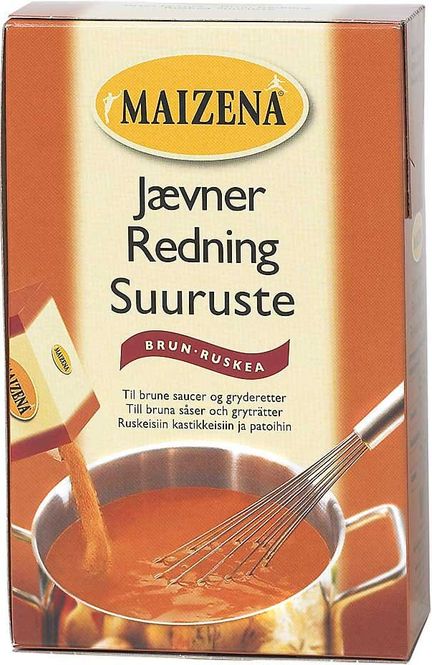 Hovedbilde Maizena Jævner Redning Suuruste  Brun 250g.