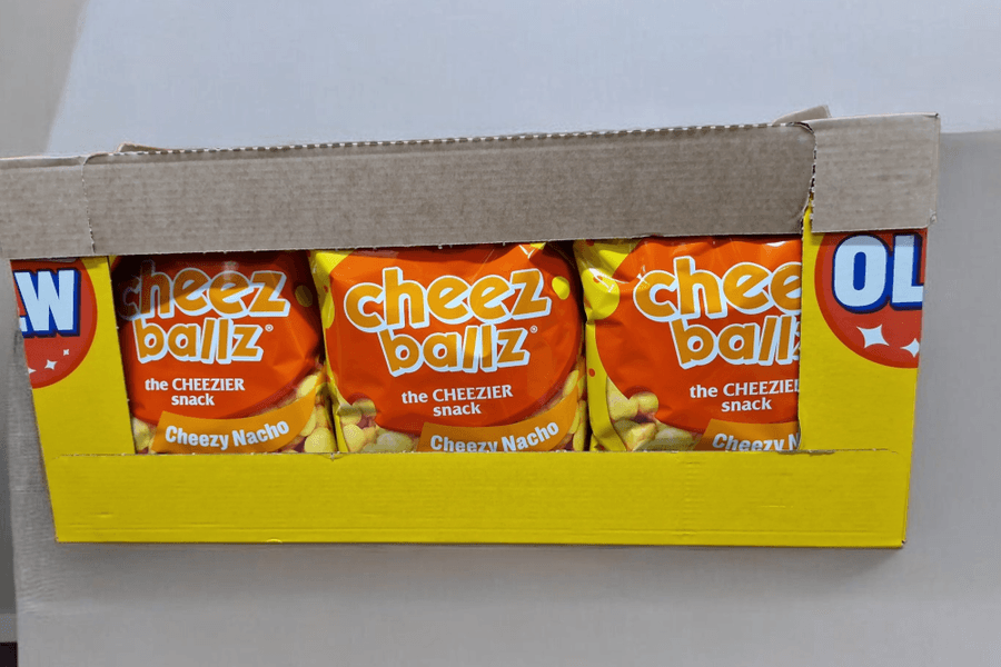 OLW CHEEZ BALLZ 160G*18st./Hele Kartong-Dato