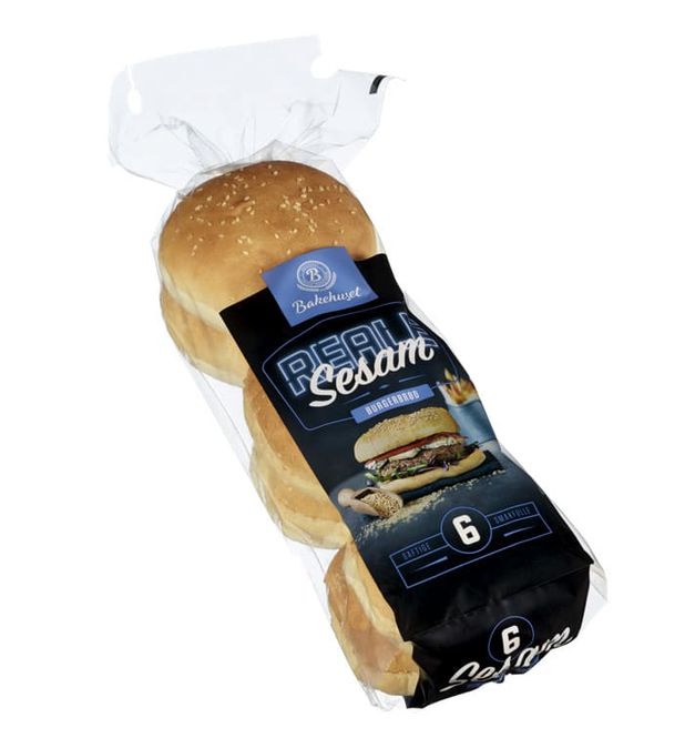 Hovedbilde Burgerbrød Reale m/Sesam Bakehuset 540g.