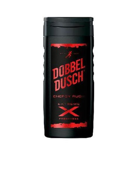 Showergel DUBBEL DUSCH Energy Rush 250ml.