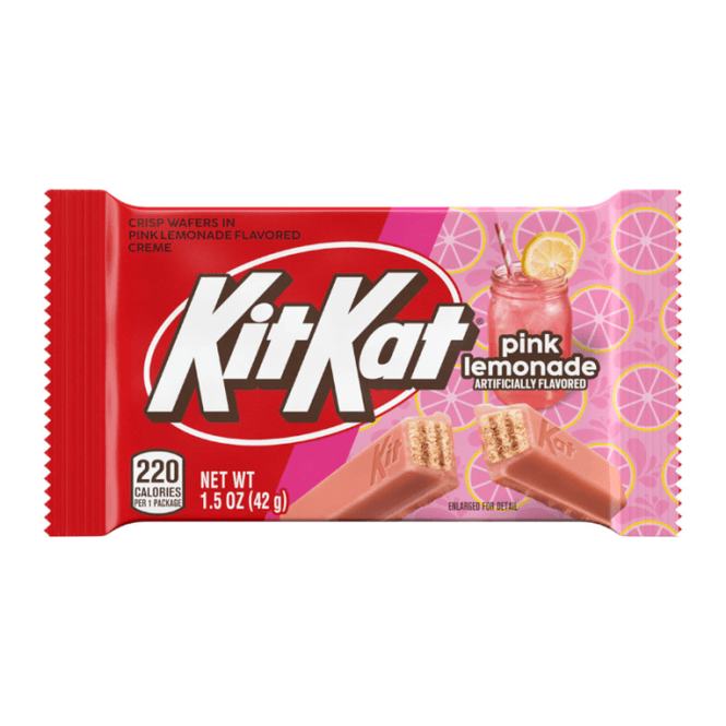 Hovedbilde KitKat Pink Lemonade  42g. USA/ Dato Varer
