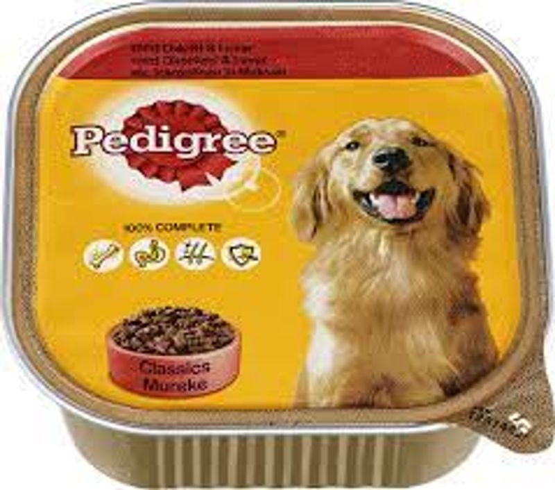 Pedigree Oksekjøtt& Lever  300g.