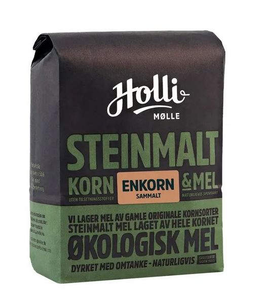 Holli Mølle Enkorn Sammalt Økologisk 1kg.