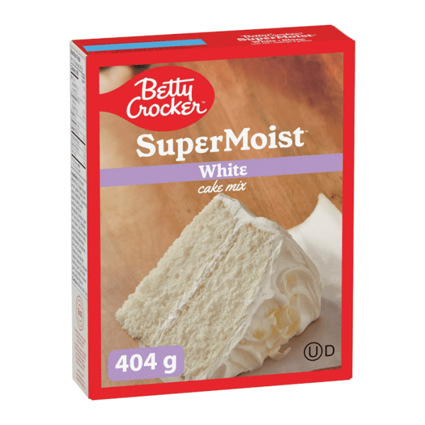 Betty Crocker Super Moist White Cake Mix 404g. Canada