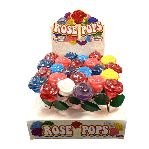 Espeez Rose Pops Variety DISPLAY 34g.