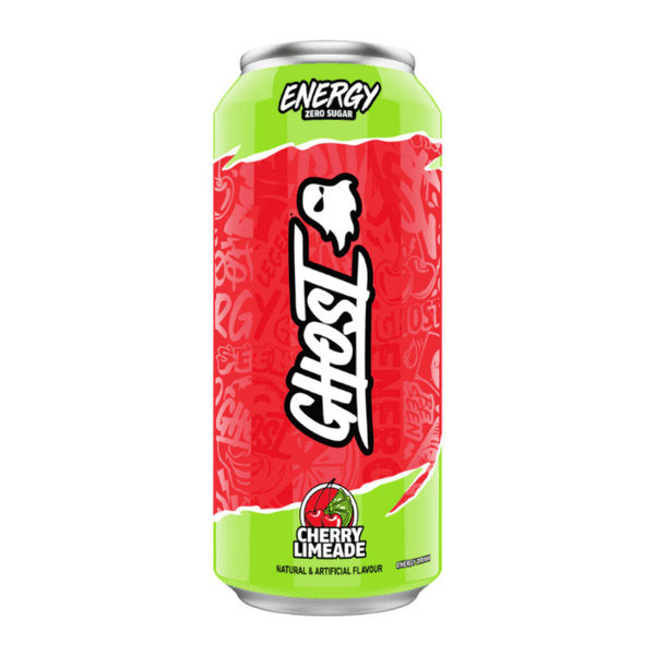 Ghost - Cherry Limeade Zero Sugar Energy Drink 500ml.