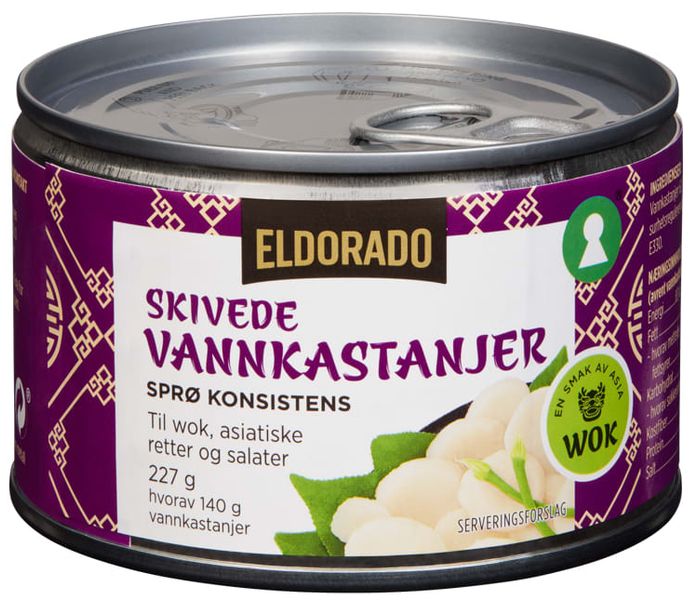Vannkastanjer Skivede Eldorado 227g.