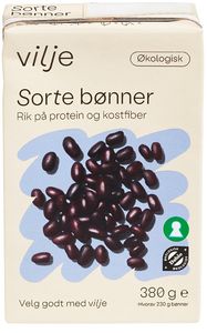 Hovedbilde Vilje Sorte B&oslash;nner &Oslash;kologisk 380g.