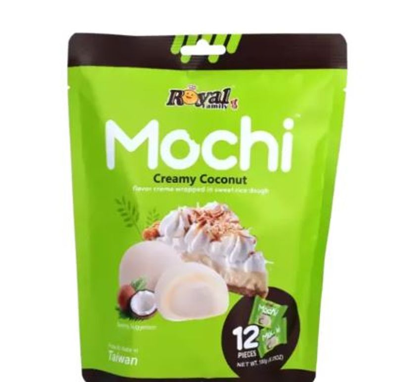 Royal Family Mochi Creamy Coconut 180g.
