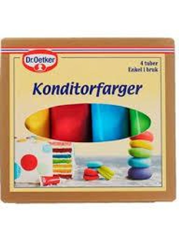 Dr. Oetker  Konditorfarger  4x10g.