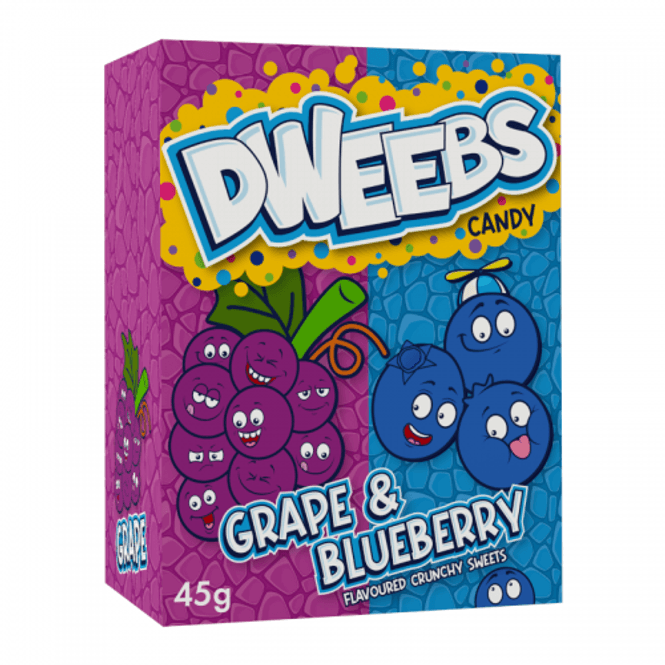 Hovedbilde  DWEEBS Grape/Blueberry 45g. Halal