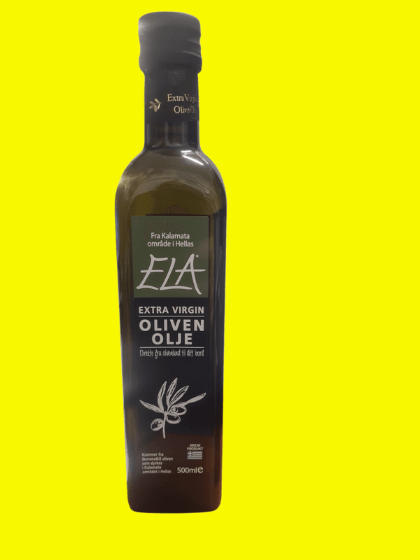 Ela Greske Olivenolje Extra Virgin 500ml.