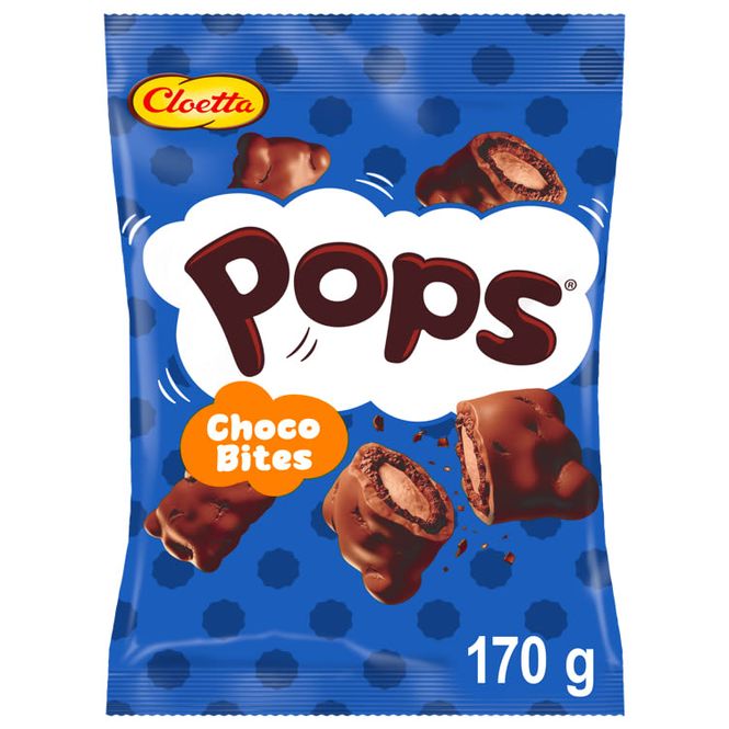 Hovedbilde Pops Choco Bites Cloetta 170g./ Dato
