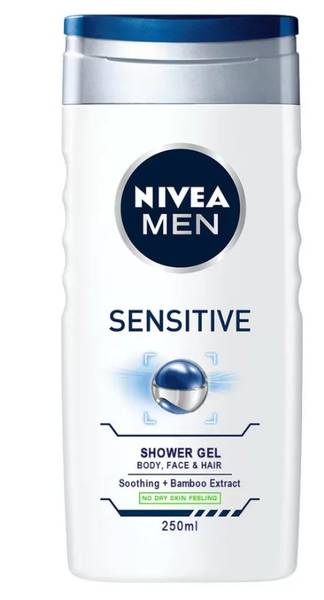 Shower Gel Sensitive Nivea Men 250ml.