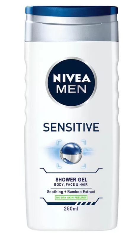Shower Gel Sensitive Nivea Men 250ml.