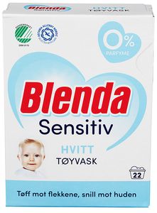 Hovedbilde Blenda Sensitive Hvitt Pulver 950g.