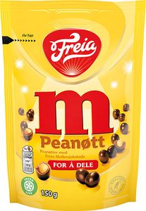 Hovedbilde M Peanøtt Freia 150g.