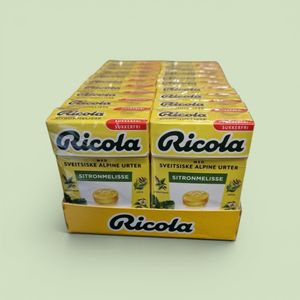 Hovedbilde Ricola Sitrinmelisse 50g*20st. Sukkerfri/Hele ...