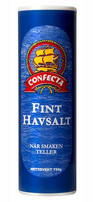 Fint Havsalt Confecta 750g.