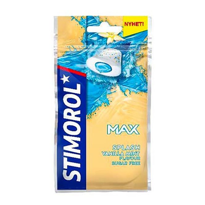 Hovedbilde Stimorol Max Splash Vanilla Mint 30g./Dato