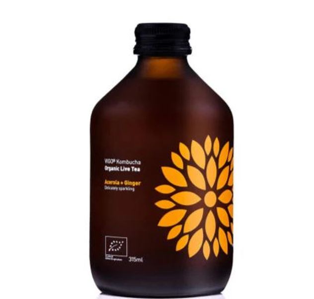 VIGO Kombucha Longbrew Acerola & Ingefær 330ml.