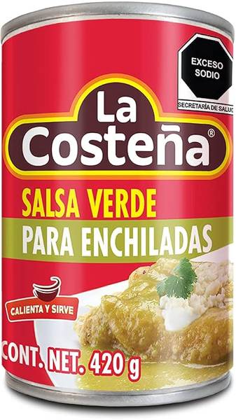 Salsa Verde Para Enchiladas La Costena 420g.