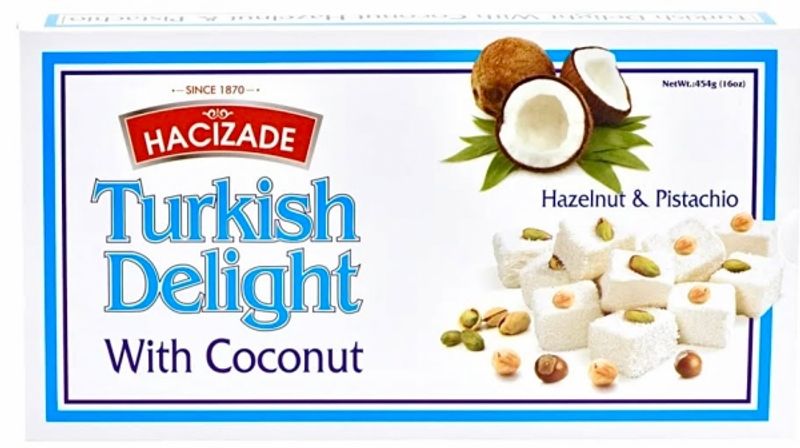 Turkish Delight Coconut&Nuts Hacizade 454g.