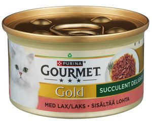Hovedbilde Gourmet Gold Laks Purina 85g.