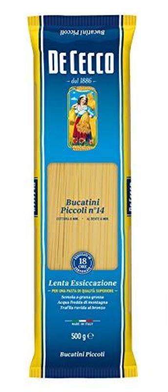 De Cecco bucatini piccoli nr.14 500 g.