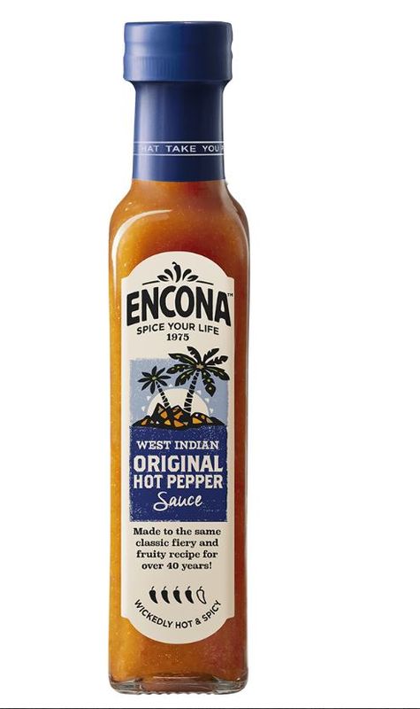  Encona Sauce Original Hot Pepper 142ml.