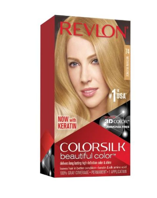 Hovedbilde REVLON ColorSilk Haircolor, Medium Blonde nr.74