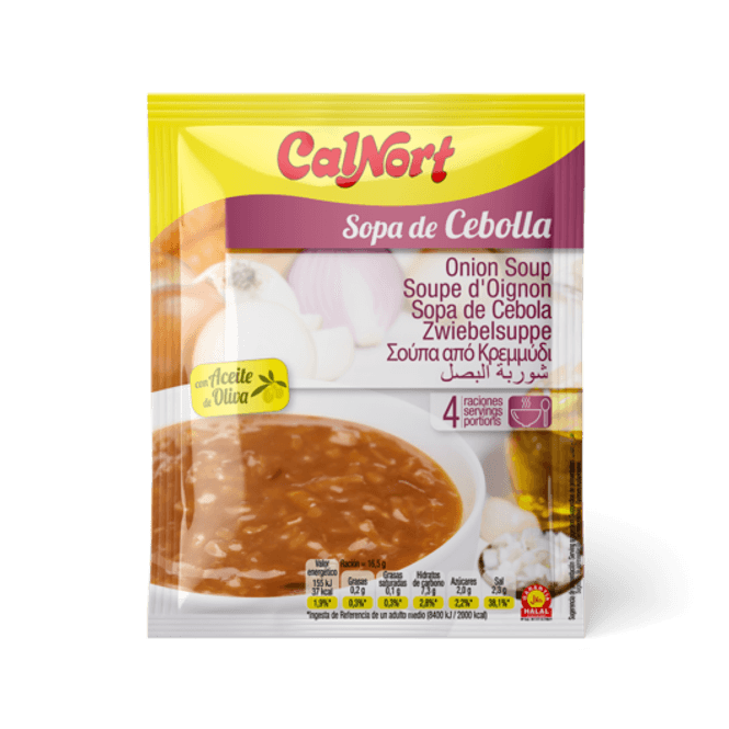 Hovedbilde Calnort Løksuppe Pulvermiks 51g.