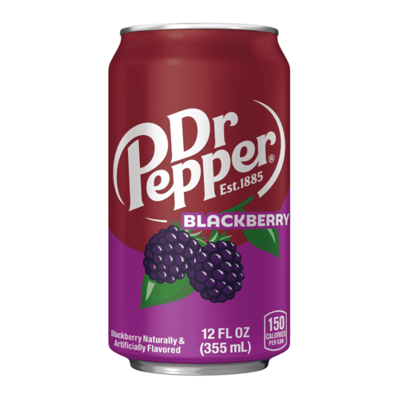 Dr Pepper Blackberry 12oz (355ml)./USA