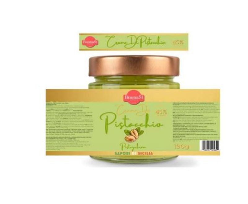 Pistasjkrem BuonaSi 190g.