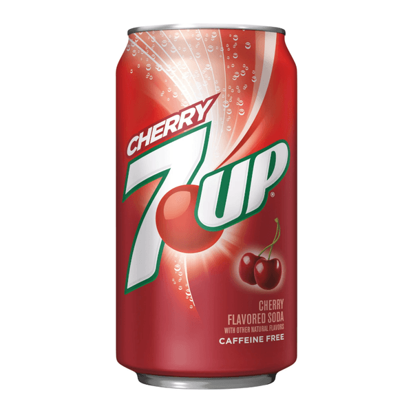 7UP Cherry Soda12oz  355ml. USA